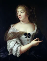 Portrét Marie de Rabutin-Chantal, Madame de Sevigne (1626-96)